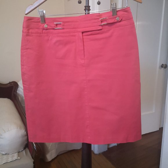 Bianca Nygard coral colored mini skirt - Picture 1 of 14